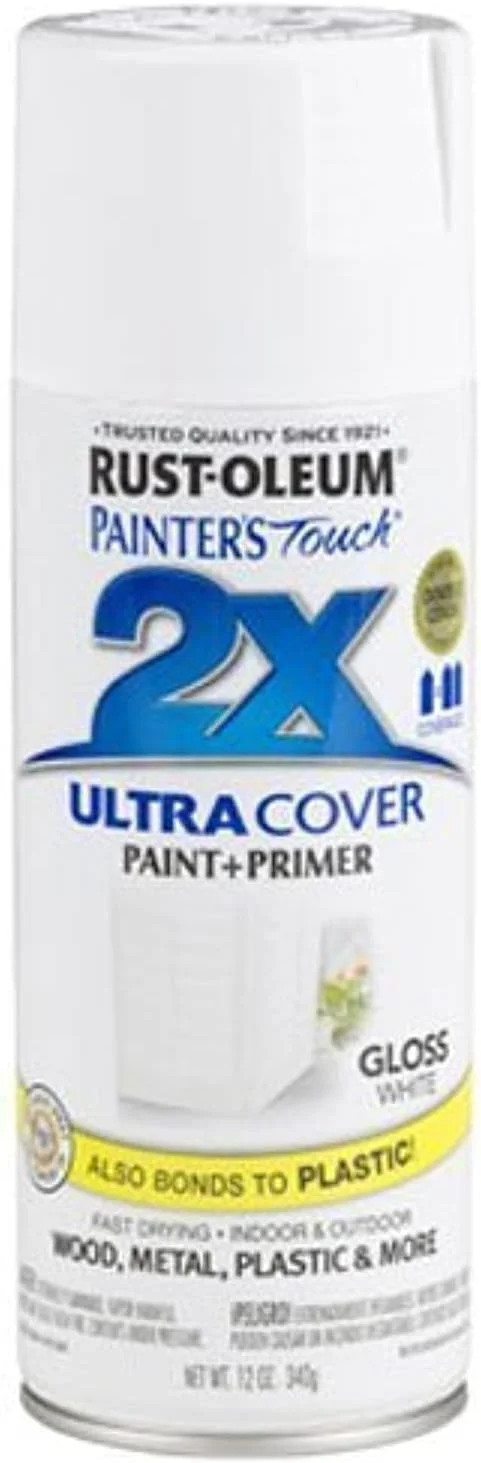 اسپری رنگ سفید براق Rust-Oleum Painter's Touch 2X Ultra Cover (249090) اسپری رنگ سفید براق Rust-Oleum Painter's Touch 2X Ultra Cover (249090)