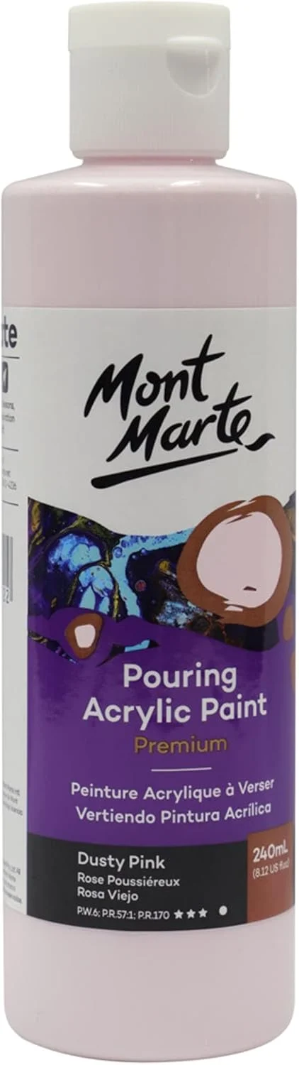 رنگ اکریلیک پورینگ پریمیوم مونت مارته، 240 میلی لیتر (8.11 اونس)، نارنجی، رنگ اکریلیک از قبل مخلوط شده، مناسب برای انواع سطوح از جمله بوم کشیده شده، چوب، MDF و خاک رس خشک شونده در هوا. رنگ اکریلیک پورینگ پریمیوم مونت مارته، 240 میلی لیتر (8.11 اونس)، نارنجی، رنگ اکریلیک از قبل مخلوط شده، مناسب برای انواع سطوح از جمله بوم کشیده شده، چوب، MDF و خاک رس خشک شونده در هوا.