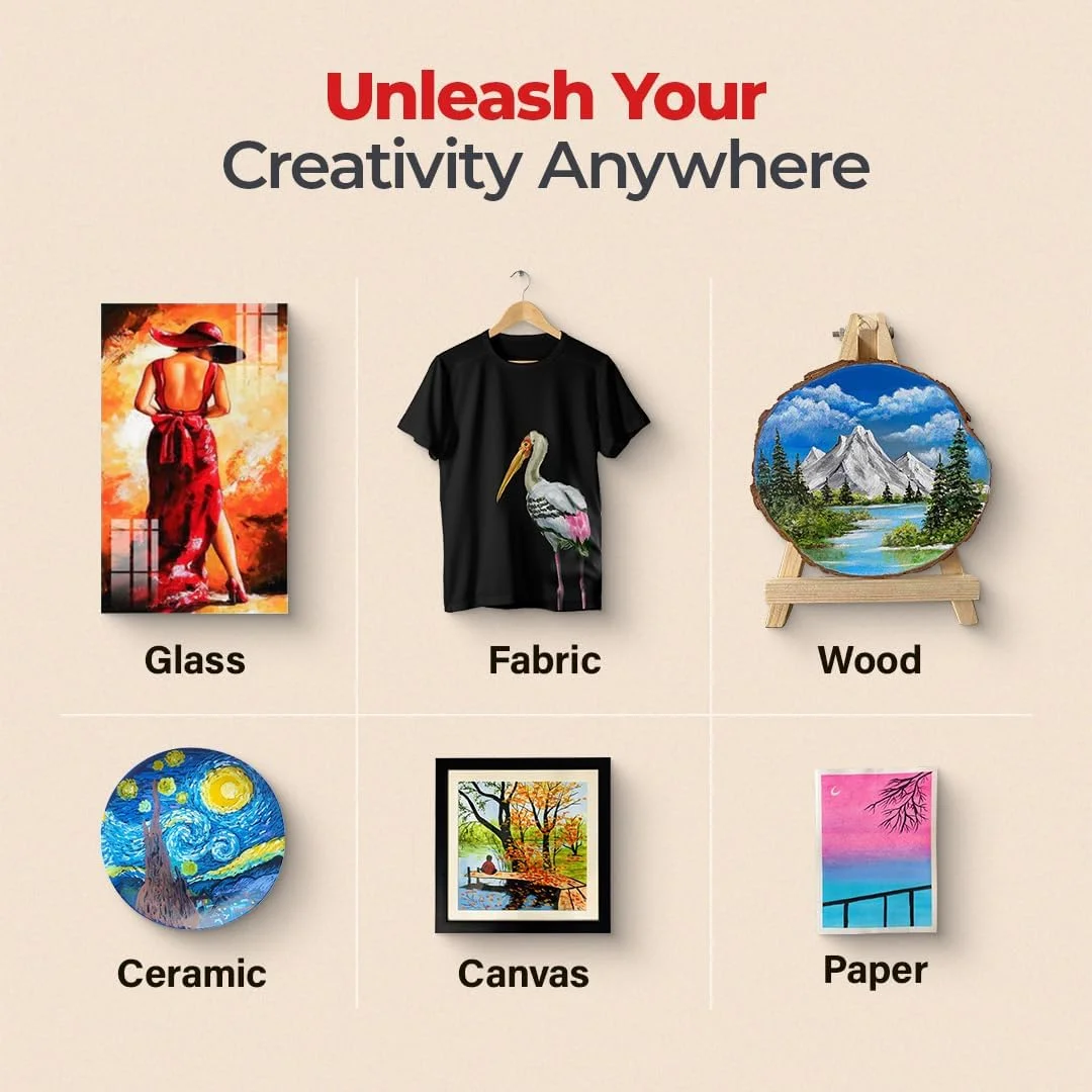 رنگ اکریلیک فوق العاده شتر - 15 میلی لیتر، 10 رنگ رنگ اکریلیک فوق العاده شتر - 15 میلی لیتر، 10 رنگ