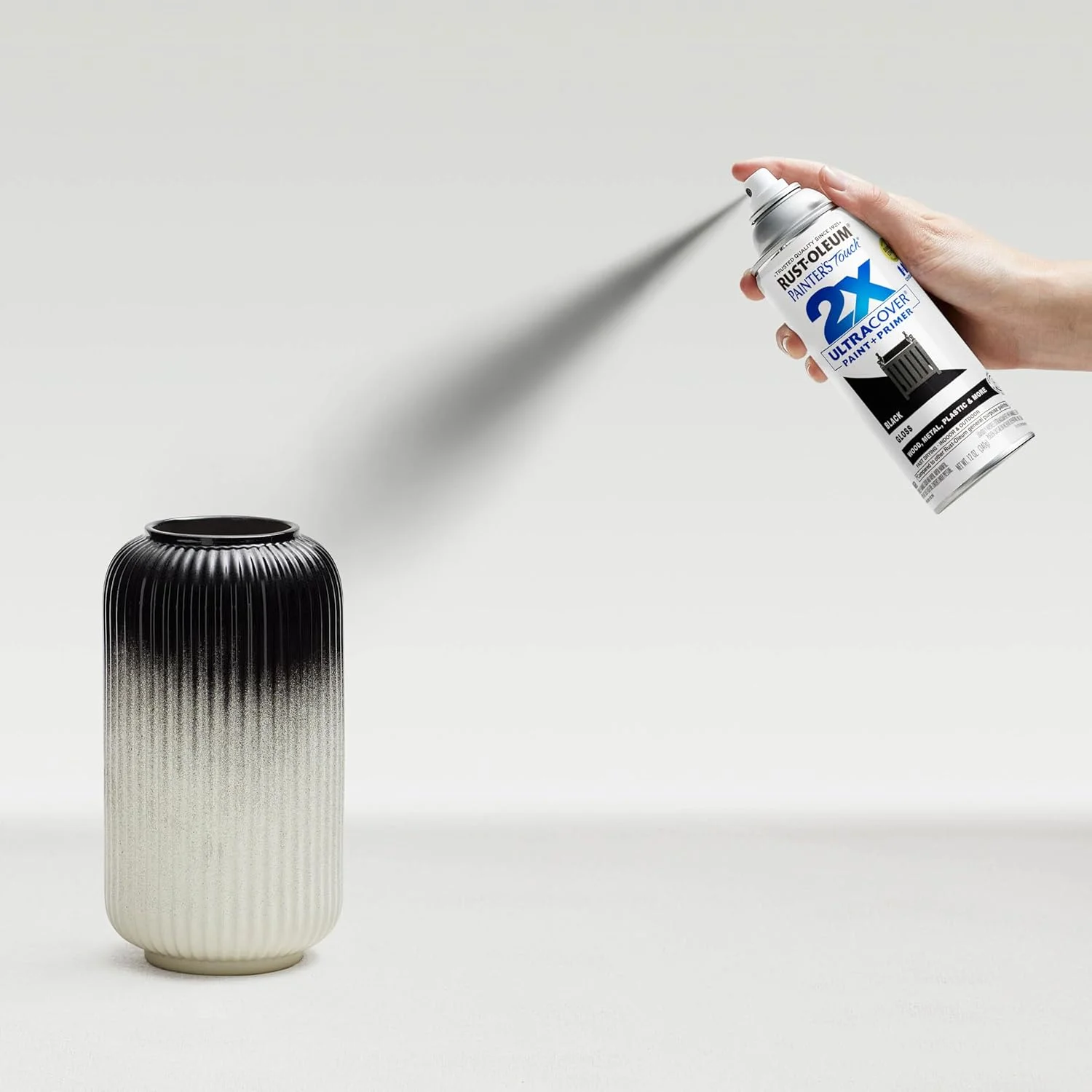 اسپری رنگ مشکی براق Rust-Oleum Painter’s Touch 249122 با پوشش فوق العاده، 340 گرم اسپری رنگ مشکی براق Rust-Oleum Painter’s Touch 249122 با پوشش فوق العاده، 340 گرم