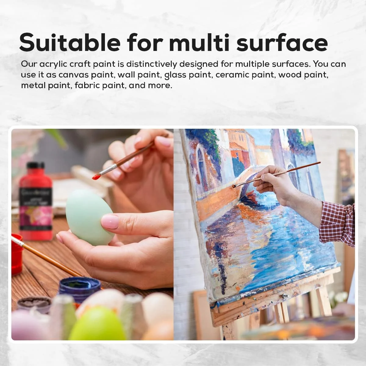 رنگ اکریلیک GRANOTONE، 500 میلی لیتر، رنگ هنری و صنایع دستی، رنگ DIY، رنگدانه غنی، رنگ بدون ترک برای بوم، چوب، چرم، سفال، فلز (گیلاسی) رنگ اکریلیک GRANOTONE، 500 میلی لیتر، رنگ هنری و صنایع دستی، رنگ DIY، رنگدانه غنی، رنگ بدون ترک برای بوم، چوب، چرم، سفال، فلز (گیلاسی)