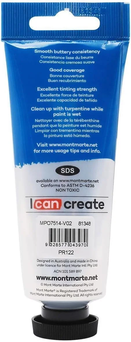 رنگ روغن مونت مارته 75 میل، سرخابی رنگ روغن مونت مارته 75 میل، سرخابی