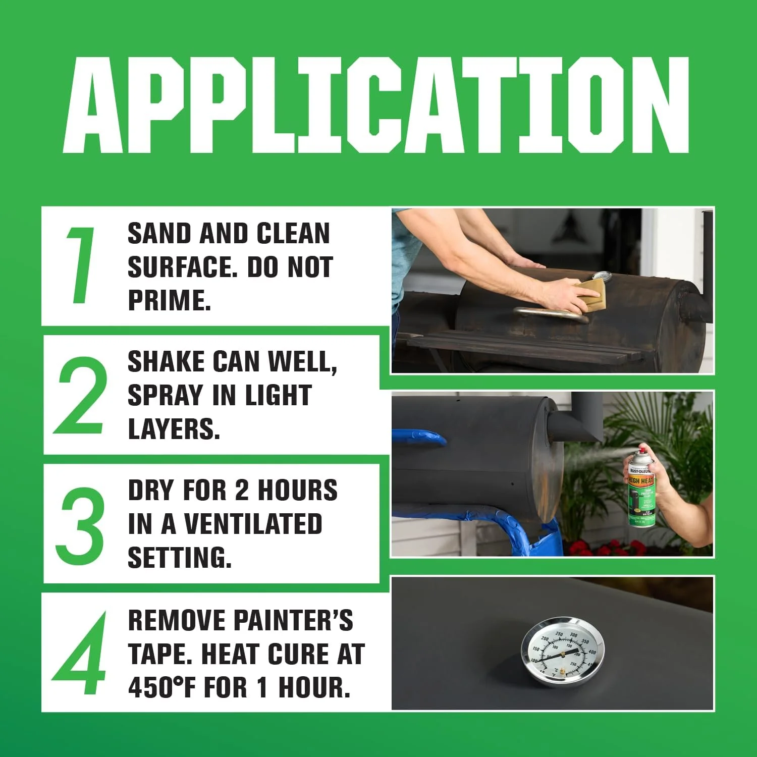 رنگ محافظتی مقاوم در برابر حرارت بالا Rust-Oleum، 7778830، 12 اونس رنگ محافظتی مقاوم در برابر حرارت بالا Rust-Oleum، 7778830، 12 اونس