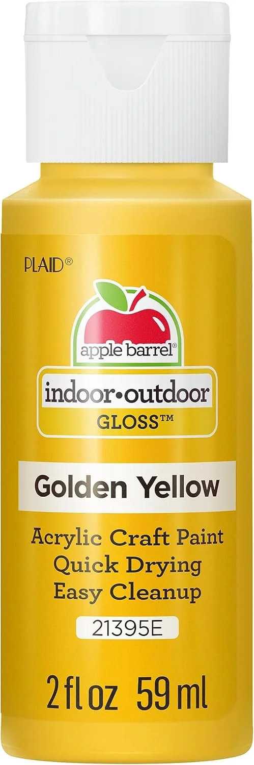 رنگ اکریلیک براق اپل بارل، 59 میلی لیتر، زرد طلایی (بسته 1 عددی) رنگ اکریلیک براق اپل بارل، 59 میلی لیتر، زرد طلایی (بسته 1 عددی)