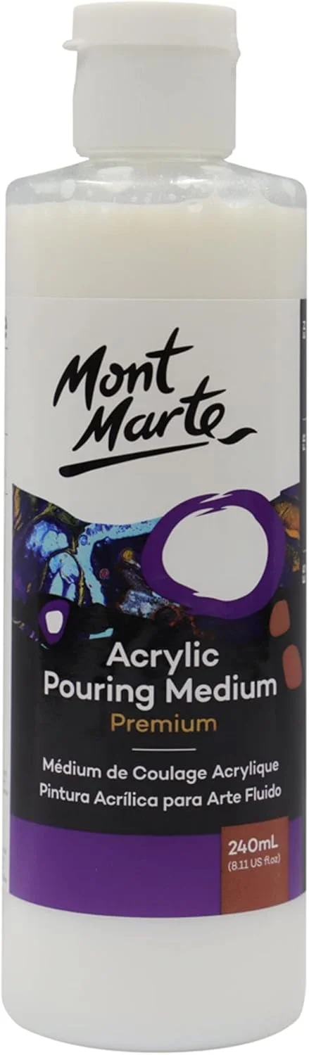مدیوم پورینگ اکریلیک مونت مارته 240 میلی لیتر سفید