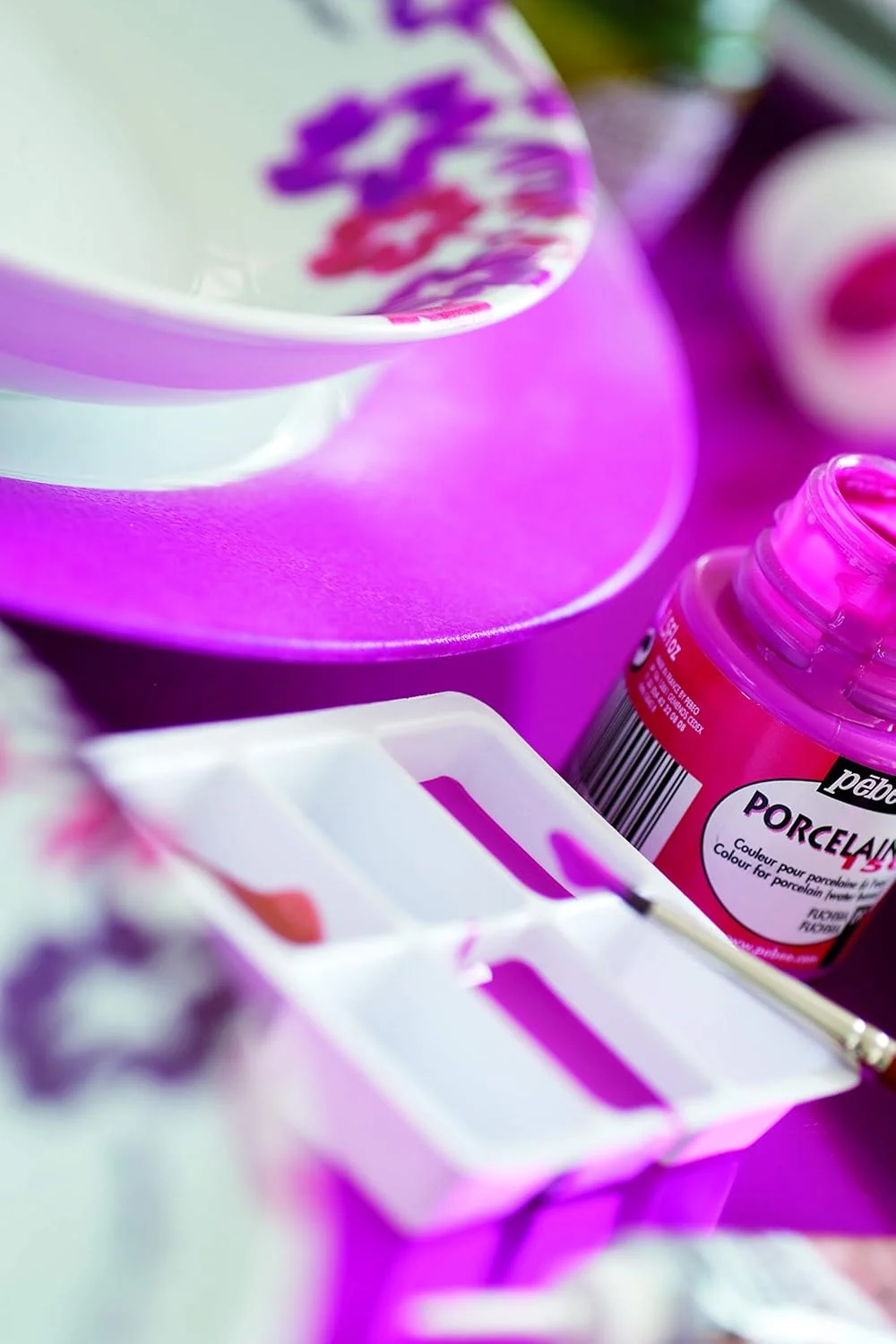 رنگ سرامیک پبئو Porcelaine 150 - رنگ براق پایه آب، بطری 45 میلی لیتری - مشکی آنتراسیت رنگ سرامیک پبئو Porcelaine 150 - رنگ براق پایه آب، بطری 45 میلی لیتری - مشکی آنتراسیت