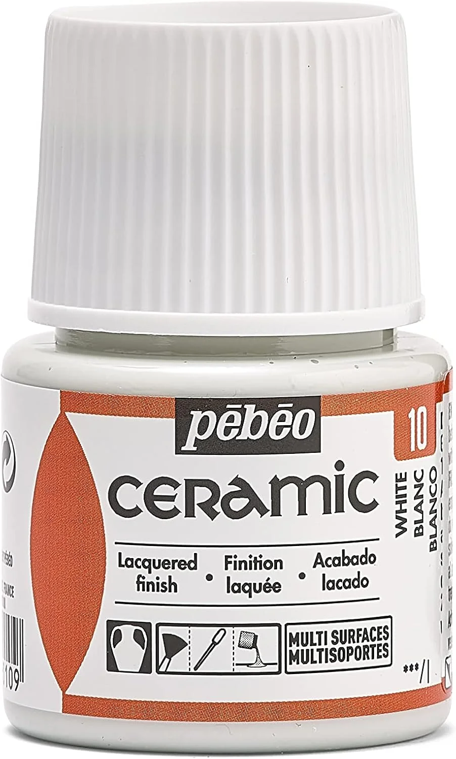 رنگ سرامیک و افکت مینای دندان Pebeo 025-010، بطری 45 میلی لیتری - سفید، 1.5 Fl Oz (بسته 1 عددی) رنگ سرامیک و افکت مینای دندان Pebeo 025-010، بطری 45 میلی لیتری - سفید، 1.5 Fl Oz (بسته 1 عددی)