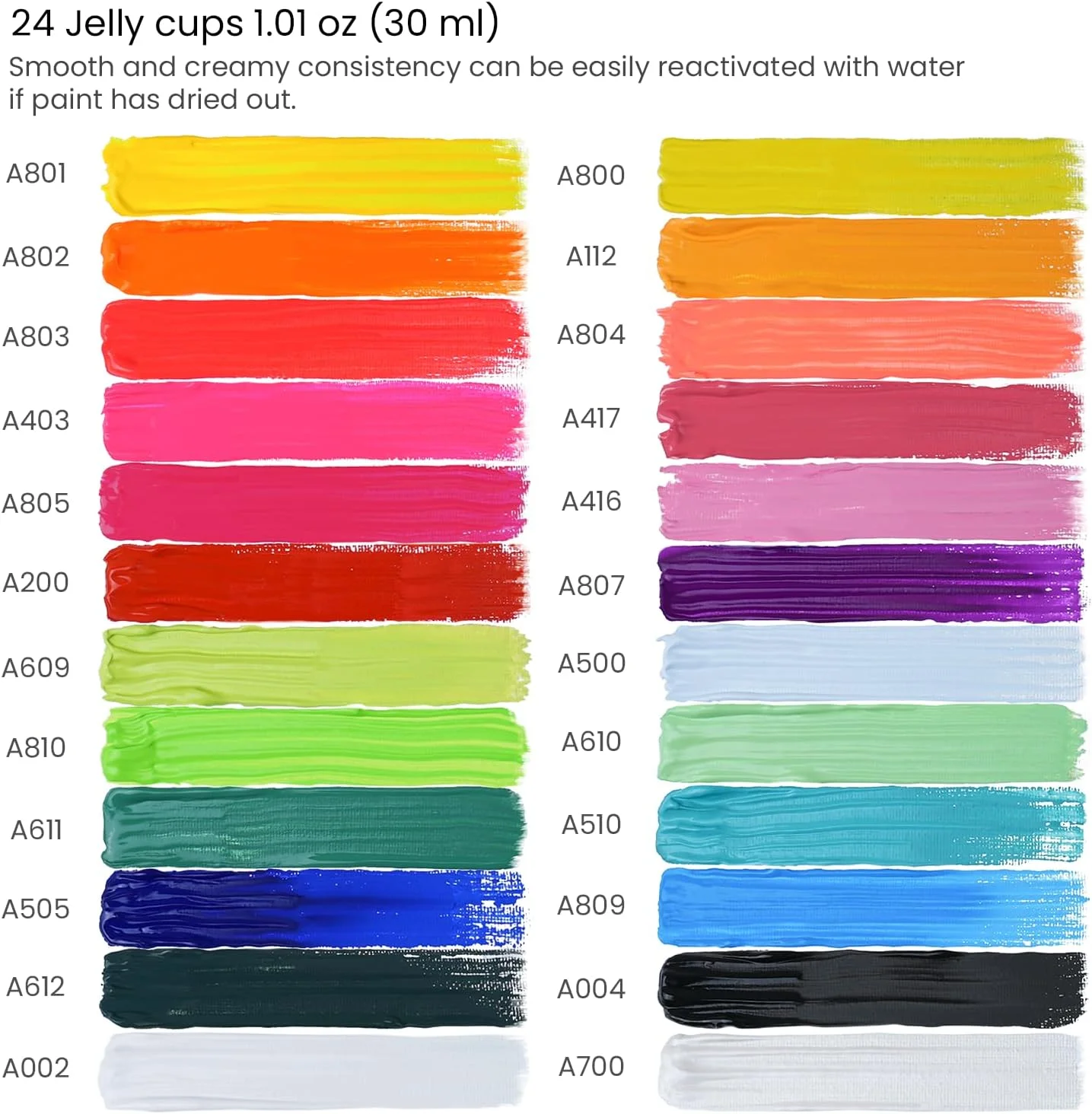 مجموعه رنگ گواش آرته زا، 24 رنگ زنده با گواش ژله ای، (30 میلی لیتر) در ظروف کاسه ای، درب های قابل مهر و موم مجدد و کیف حمل، لوازم هنری برای بوم، کاغذ و چوب مجموعه رنگ گواش آرته زا، 24 رنگ زنده با گواش ژله ای، (30 میلی لیتر) در ظروف کاسه ای، درب های قابل مهر و موم مجدد و کیف حمل، لوازم هنری برای بوم، کاغذ و چوب