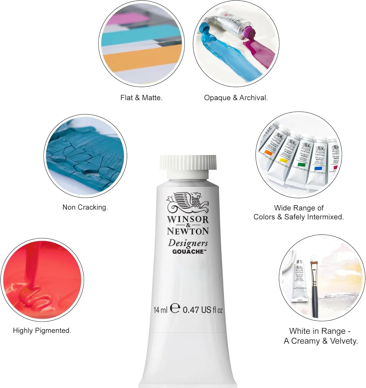 رنگ گواش وینزور اند نیوتن دیزاینرز، 14 میلی لیتر، سبز سیر رنگ گواش وینزور اند نیوتن دیزاینرز، 14 میلی لیتر، سبز سیر