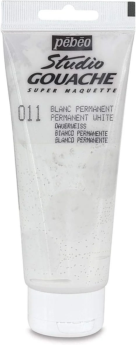 رنگ گواش استودیو پ ب او، رنگ مایع - 100 میلی لیتر، سفید دائمی، فرمول مخملی مات، برای نقاشی اکریلیک و تصویرسازی، لوازم هنری و صنایع دستی (290011) رنگ گواش استودیو پ ب او، رنگ مایع - 100 میلی لیتر، سفید دائمی، فرمول مخملی مات، برای نقاشی اکریلیک و تصویرسازی، لوازم هنری و صنایع دستی (290011)