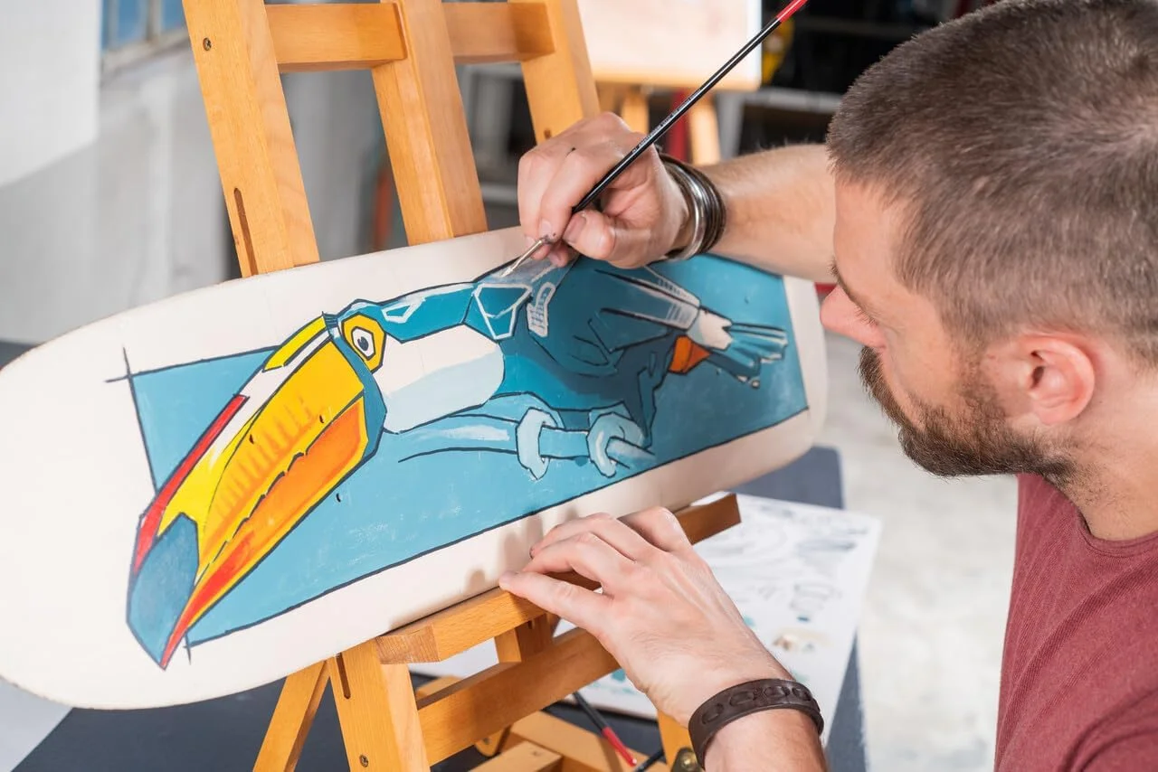 رنگ اکریلیک آمستردام AAC STD 1000ML جار تیتان سفید رنگ اکریلیک آمستردام AAC STD 1000ML جار تیتان سفید