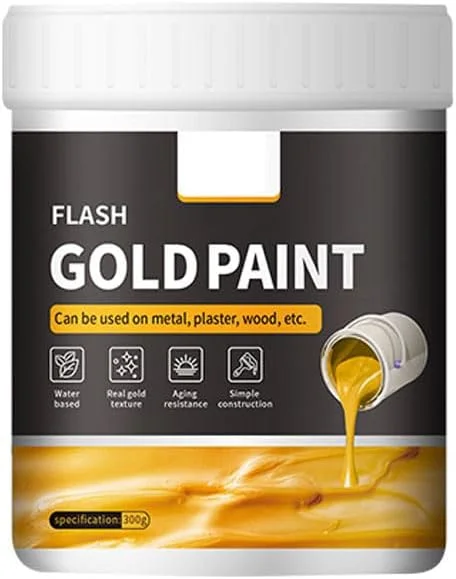 رنگ اکریلیک طلایی، رنگ طلایی هنری، مناسب برای رنگ آمیزی آثار هنری دست ساز، بوم، چوب، سرامیک و غیره رنگ اکریلیک طلایی، رنگ طلایی هنری، مناسب برای رنگ آمیزی آثار هنری دست ساز، بوم، چوب، سرامیک و غیره