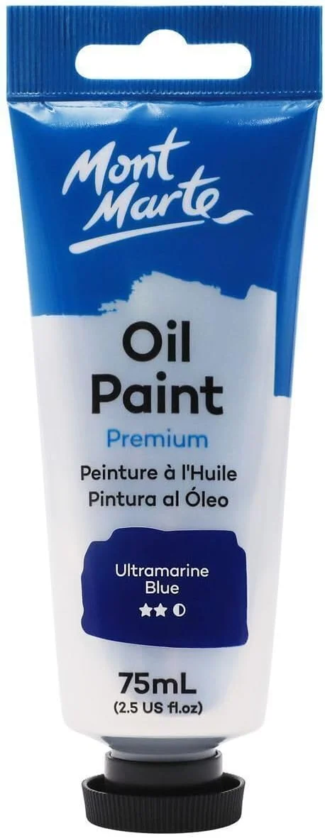 رنگ روغن مونت مارته 75 میل، آبی اولترامارین
