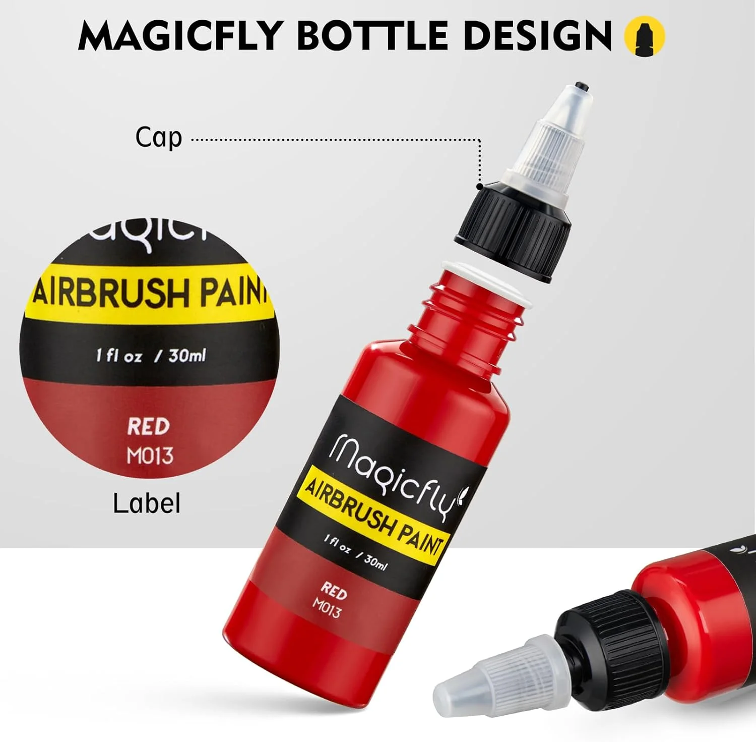 رنگ ایربراش Magicfly، مجموعه رنگ اکریلیک ایربراش 16 رنگ (30 میلی لیتر)، آماده برای اسپری، رنگ های مات و نئون، پایه آب، کیت عالی برای مبتدیان، علاقه مندان و هنرمندان رنگ ایربراش Magicfly، مجموعه رنگ اکریلیک ایربراش 16 رنگ (30 میلی لیتر)، آماده برای اسپری، رنگ های مات و نئون، پایه آب، کیت عالی برای مبتدیان، علاقه مندان و هنرمندان