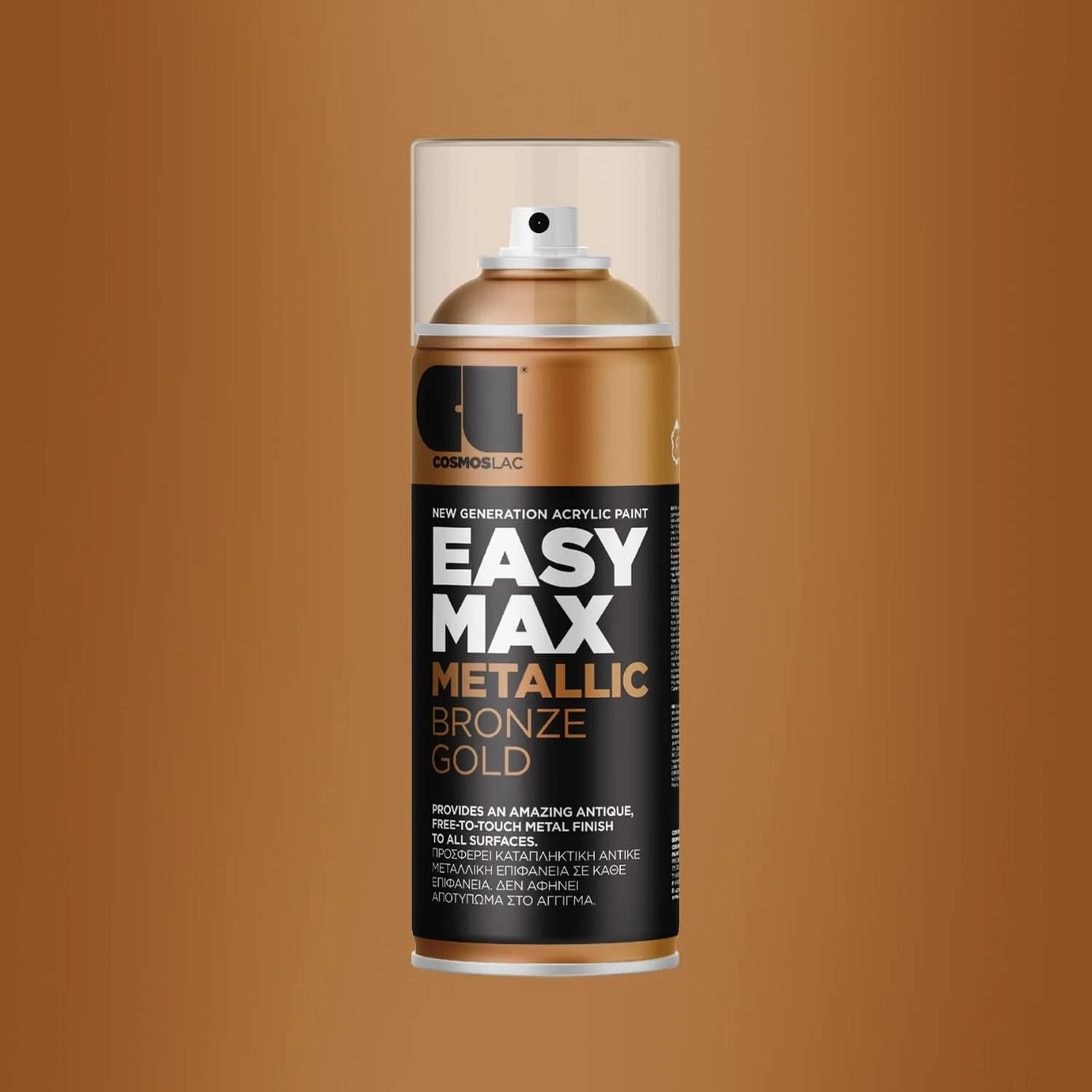 اسپری رنگCosmosLac Easy Max Line، برنز طلایی متالیک