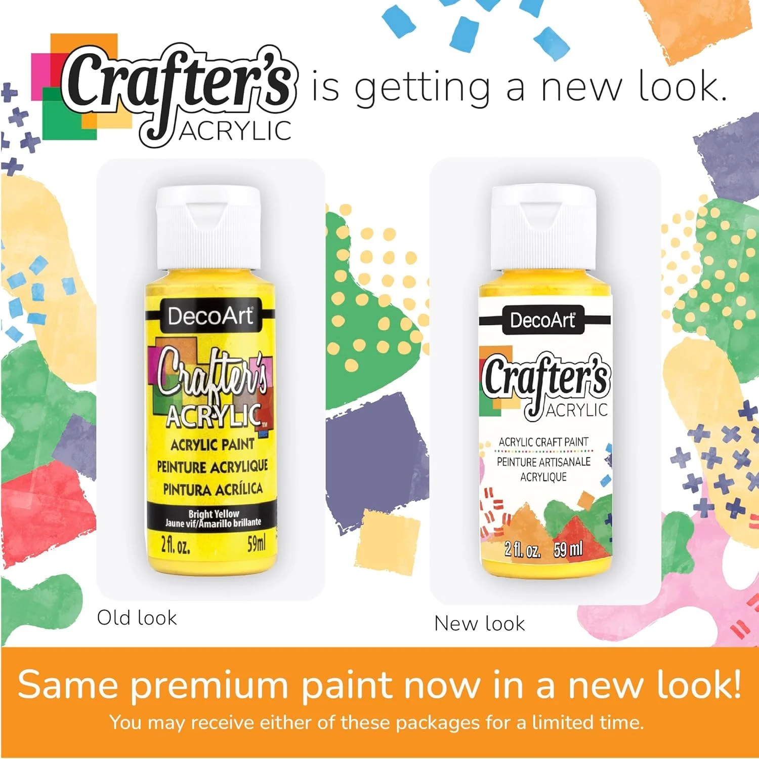 مجموعه رنگ اکریلیک DecoArt Crafter's، 18 رنگ متنوع مات (59 میلی لیتر)، رنگ اکریلیک مناسب برای هنر و صنایع دستی، 1065 میلی لیتر (بسته 1 عددی) مجموعه رنگ اکریلیک DecoArt Crafter's، 18 رنگ متنوع مات (59 میلی لیتر)، رنگ اکریلیک مناسب برای هنر و صنایع دستی، 1065 میلی لیتر (بسته 1 عددی)