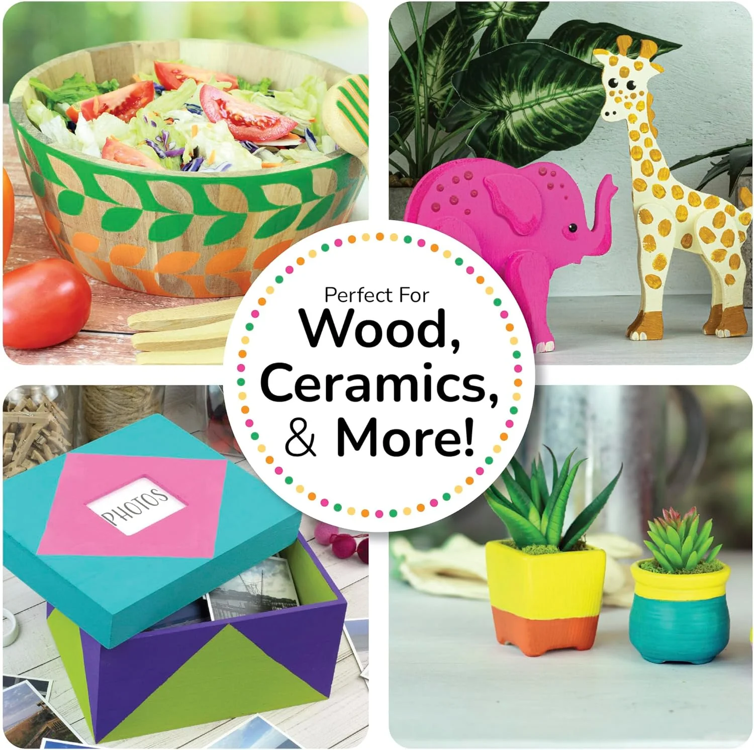مجموعه رنگ اکریلیک DecoArt Crafter's، 18 رنگ متنوع مات (59 میلی لیتر)، رنگ اکریلیک مناسب برای هنر و صنایع دستی، 1065 میلی لیتر (بسته 1 عددی) مجموعه رنگ اکریلیک DecoArt Crafter's، 18 رنگ متنوع مات (59 میلی لیتر)، رنگ اکریلیک مناسب برای هنر و صنایع دستی، 1065 میلی لیتر (بسته 1 عددی)