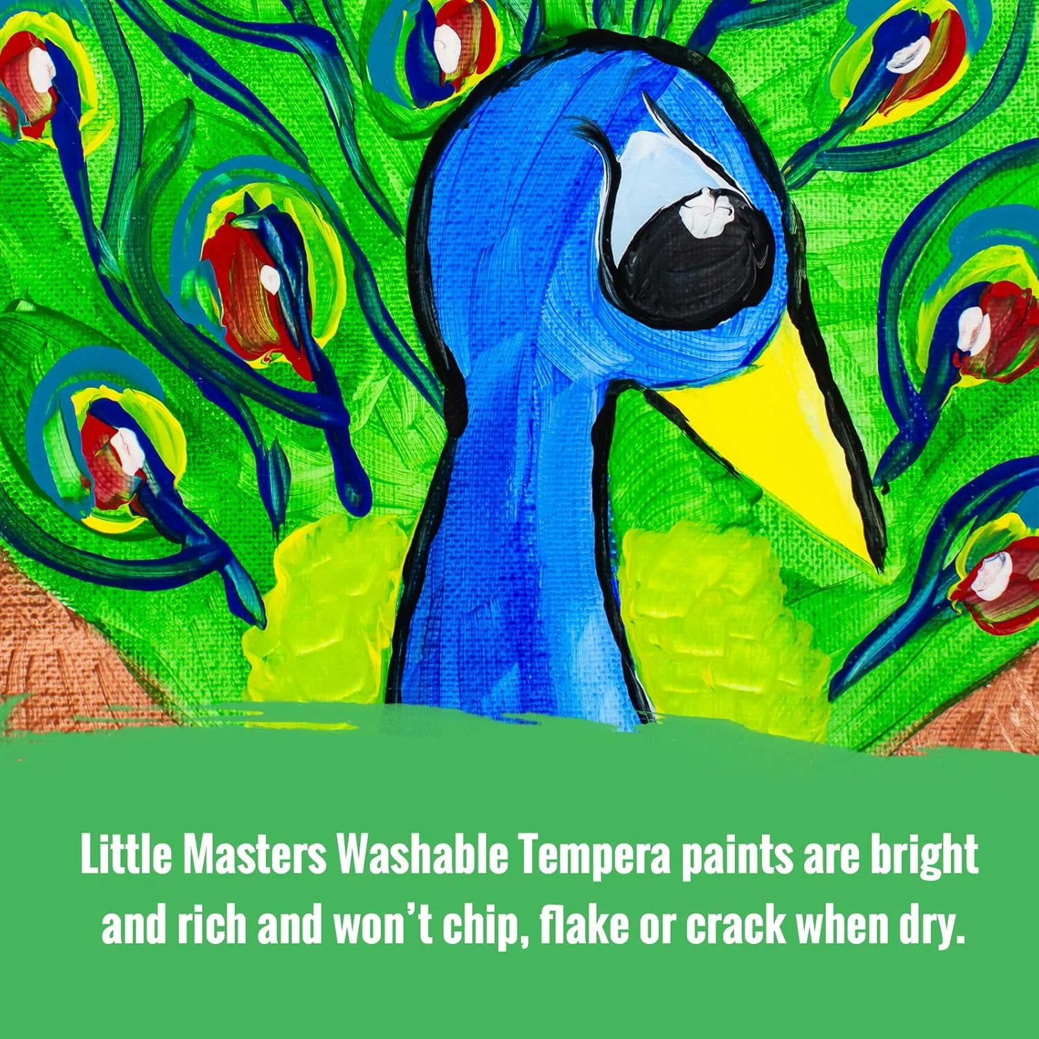 رنگ تمپرا قابل شستشو هندی آرت Little Masters، 64 Fl Oz (بسته 1 عددی)، نارنجی رنگ تمپرا قابل شستشو هندی آرت Little Masters، 64 Fl Oz (بسته 1 عددی)، نارنجی