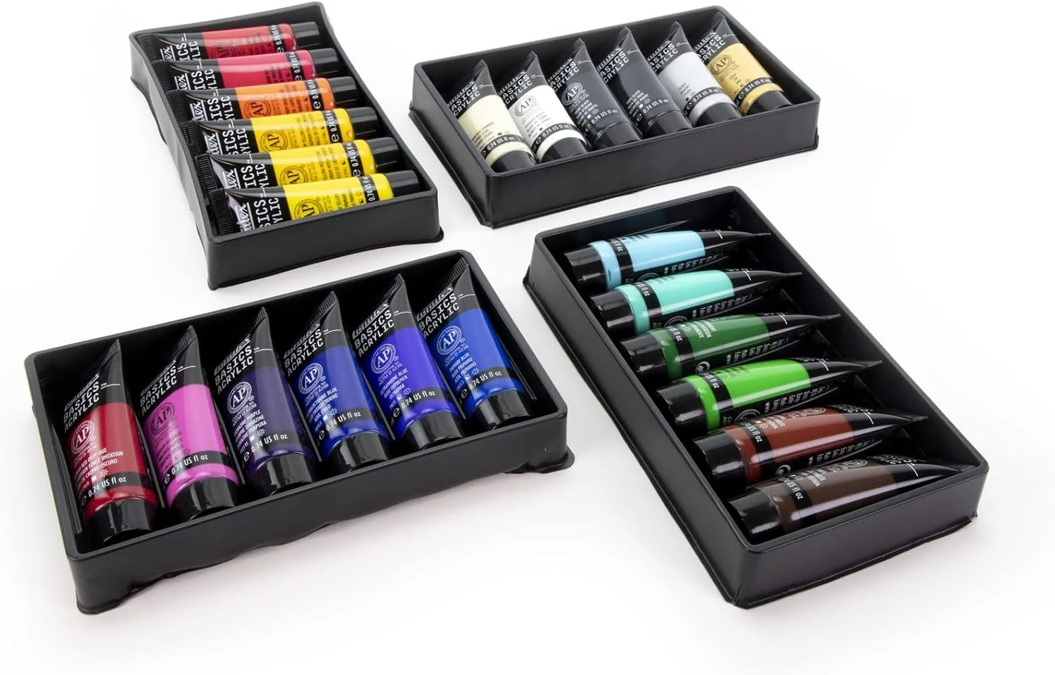 مجموعه رنگ اکریلیک Liquitex Basics، ۲۴ عدد ۲۲ میلی لیتری. رنگ های اکریلیک دارای مقاومت عالی در برابر نور هستند، زرد نمی شوند و در برابر پیری مقاوم بوده و دارای روکش براق ابریشمی هستند. مجموعه رنگ اکریلیک Liquitex Basics، ۲۴ عدد ۲۲ میلی لیتری. رنگ های اکریلیک دارای مقاومت عالی در برابر نور هستند، زرد نمی شوند و در برابر پیری مقاوم بوده و دارای روکش براق ابریشمی هستند.