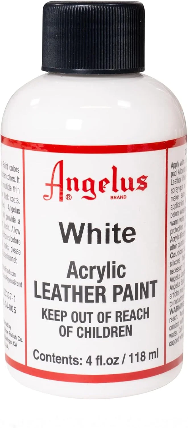 رنگ اکریلیک آنجلوس 4oz سفید