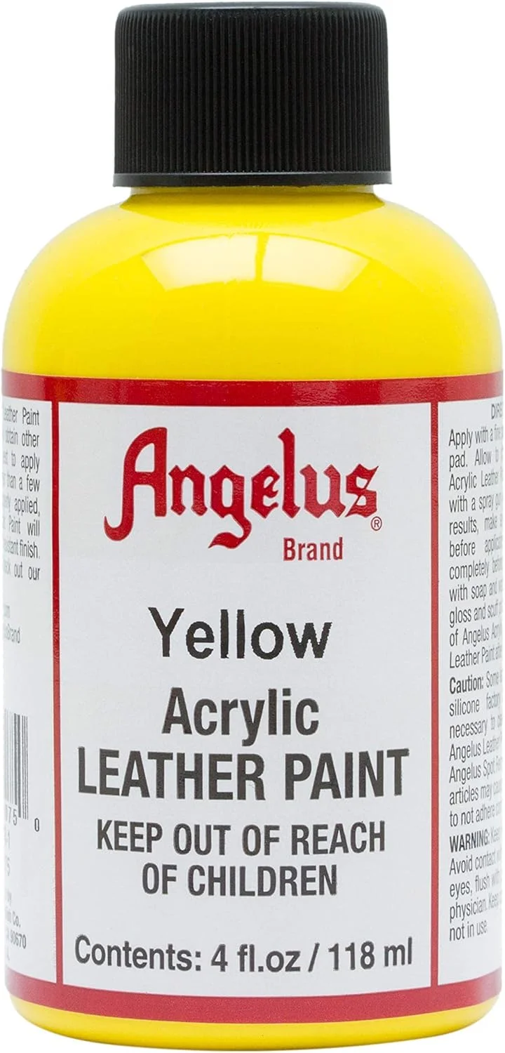رنگ چرم آنجلوس 118 میلی لیتر - زرد رنگ چرم آنجلوس 118 میلی لیتر - زرد