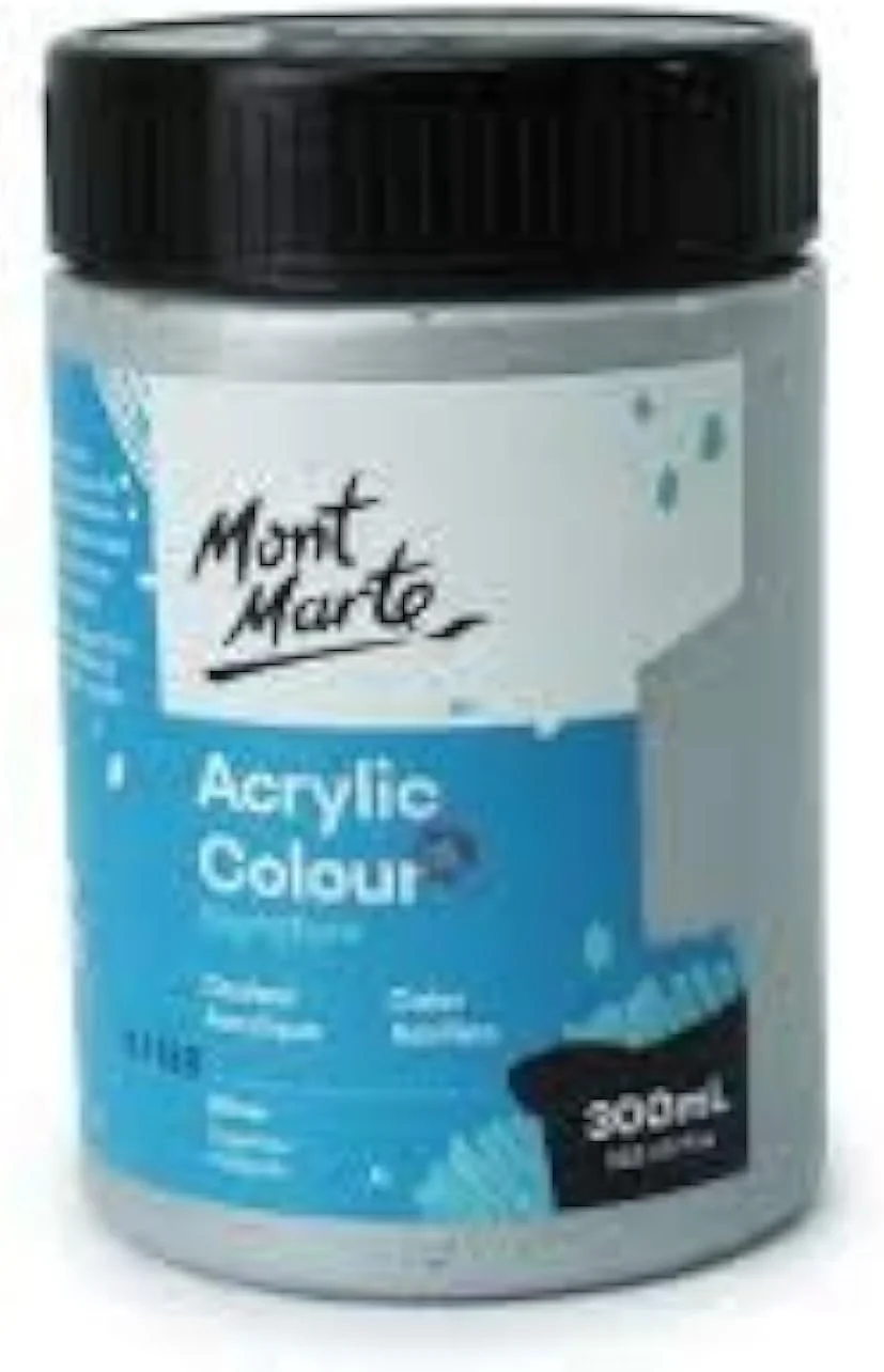 رنگ اکریلیک نقره ای مونت مارته 300 میلی لیتر رنگ اکریلیک نقره ای مونت مارته 300 میلی لیتر