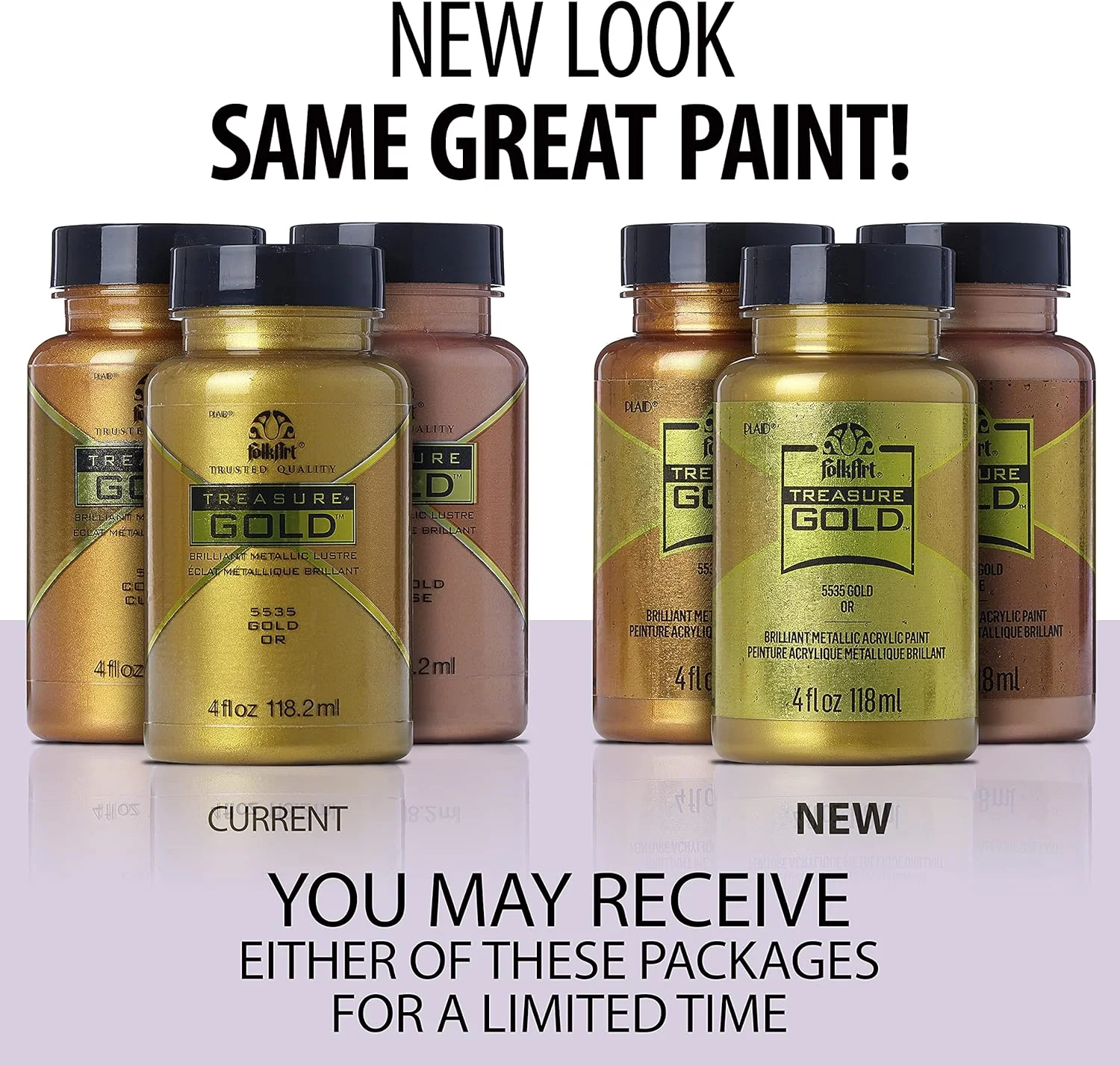 رنگ طلایی متالیک FolkArt Treasure Gold، 4 اونس، مسی عتیقه رنگ طلایی متالیک FolkArt Treasure Gold، 4 اونس، مسی عتیقه