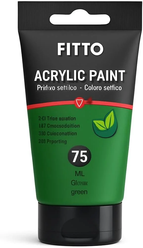 رنگ اکریلیک فیتو 75 میلی لیتر، سبز چمنی، مناسب برای هنر و پروژههای DIY رنگ اکریلیک فیتو 75 میلی لیتر، سبز چمنی، مناسب برای هنر و پروژههای DIY