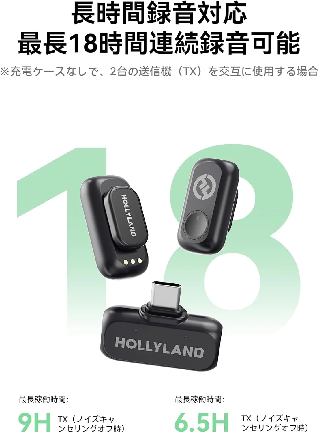 میکروفون بی سیم Hollyland (Lark A1 Mini Duo) (خاکستری فضایی، با RX USB-C) میکروفون بی سیم Hollyland (Lark A1 Mini Duo) (خاکستری فضایی، با RX USB-C)