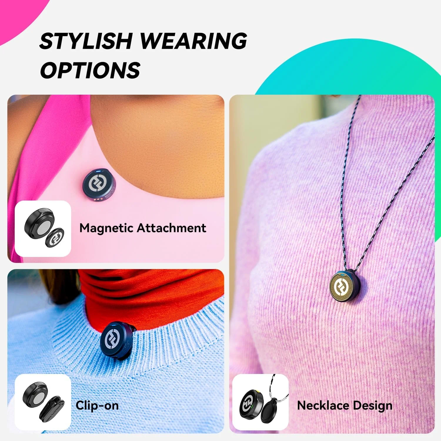 میکروفون یقه ای بی سیم Hollyland Lark M2 برای آیفون 15/15 پرو/15 پرو مکس/اندروید، صدای Hi-Fi، میکروفون مینی، برد 300 متری، حذف نویز، 30 ساعت دوام برای ولاگ یوتیوبر - مشکی میکروفون یقه ای بی سیم Hollyland Lark M2 برای آیفون 15/15 پرو/15 پرو مکس/اندروید، صدای Hi-Fi، میکروفون مینی، برد 300 متری، حذف نویز، 30 ساعت دوام برای ولاگ یوتیوبر - مشکی