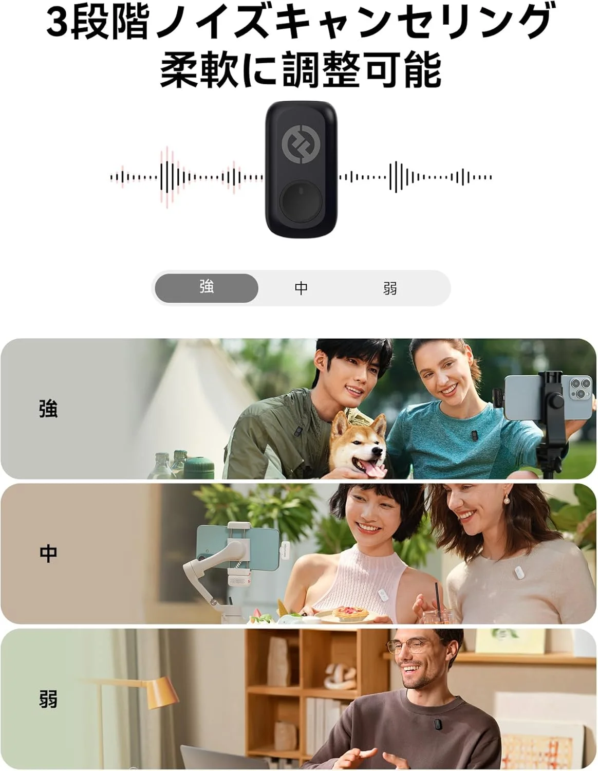 میکروفون بی سیم هالی لند (Lark A1 Combo) (خاکستری فضایی، با RX USB-C + RX Lightning + جعبه شارژ) میکروفون بی سیم هالی لند (Lark A1 Combo) (خاکستری فضایی، با RX USB-C + RX Lightning + جعبه شارژ)
