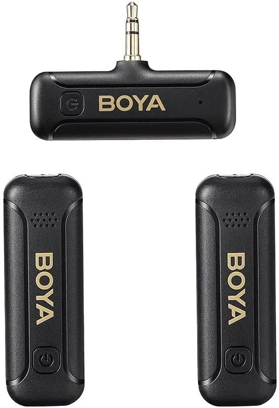 سیستم میکروفون بی سیم دو کاناله 2.4 گیگاهرتز BOYA BY-WM3T2-M2