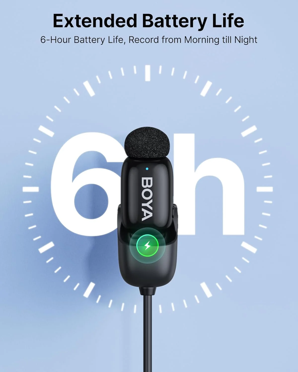 BOYA mini Wireless Lavalier Microphone for iPhone 15/16 Android Smartphone/PC/Tablet with Type-C input, AI Voice Change, Noise Reduce, 6H Battery Life & 328ft Range for Youtube Podcast Vlog TikTok BOYA mini Wireless Lavalier Microphone for iPhone 15/16 Android Smartphone/PC/Tablet with Type-C input, AI Voice Change, Noise Reduce, 6H Battery Life & 328ft Range for Youtube Podcast Vlog TikTok