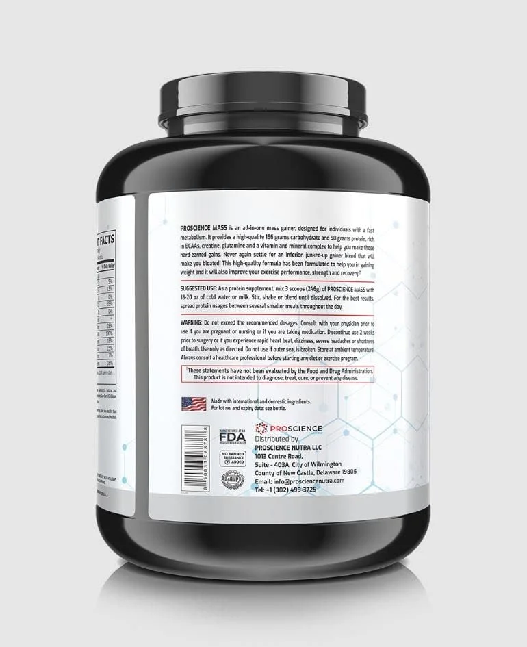پرو ساینس نوترا پرو ساینس مس، افزایش دهنده وزن انقلابی - 6 پوند، 11 سروینگ (شکلاتی) پرو ساینس نوترا پرو ساینس مس، افزایش دهنده وزن انقلابی - 6 پوند، 11 سروینگ (شکلاتی)