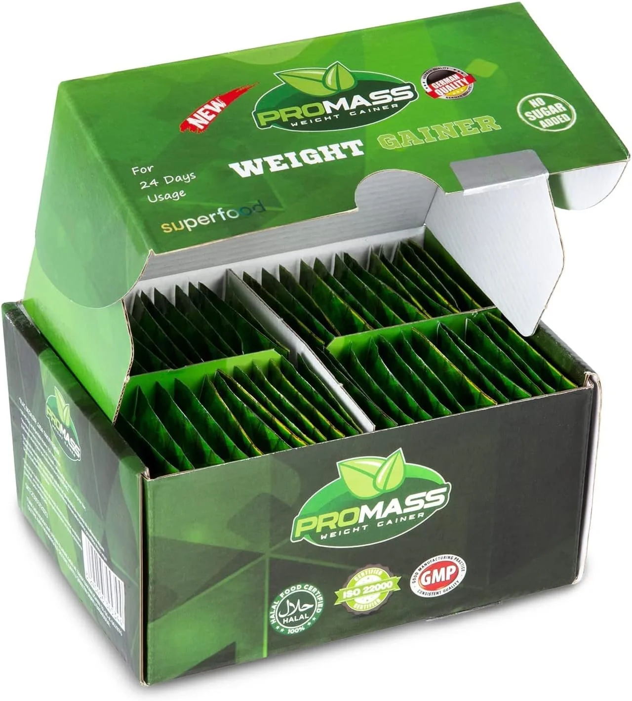 پودر افزایش وزن پرومس (نتیجه سریع - مواد اولیه گیاهی - مصرف کم) برای 24 روز - 48 ساشه - مصرف آسان - بسته بندی ممکن است متفاوت باشد پودر افزایش وزن پرومس (نتیجه سریع - مواد اولیه گیاهی - مصرف کم) برای 24 روز - 48 ساشه - مصرف آسان - بسته بندی ممکن است متفاوت باشد