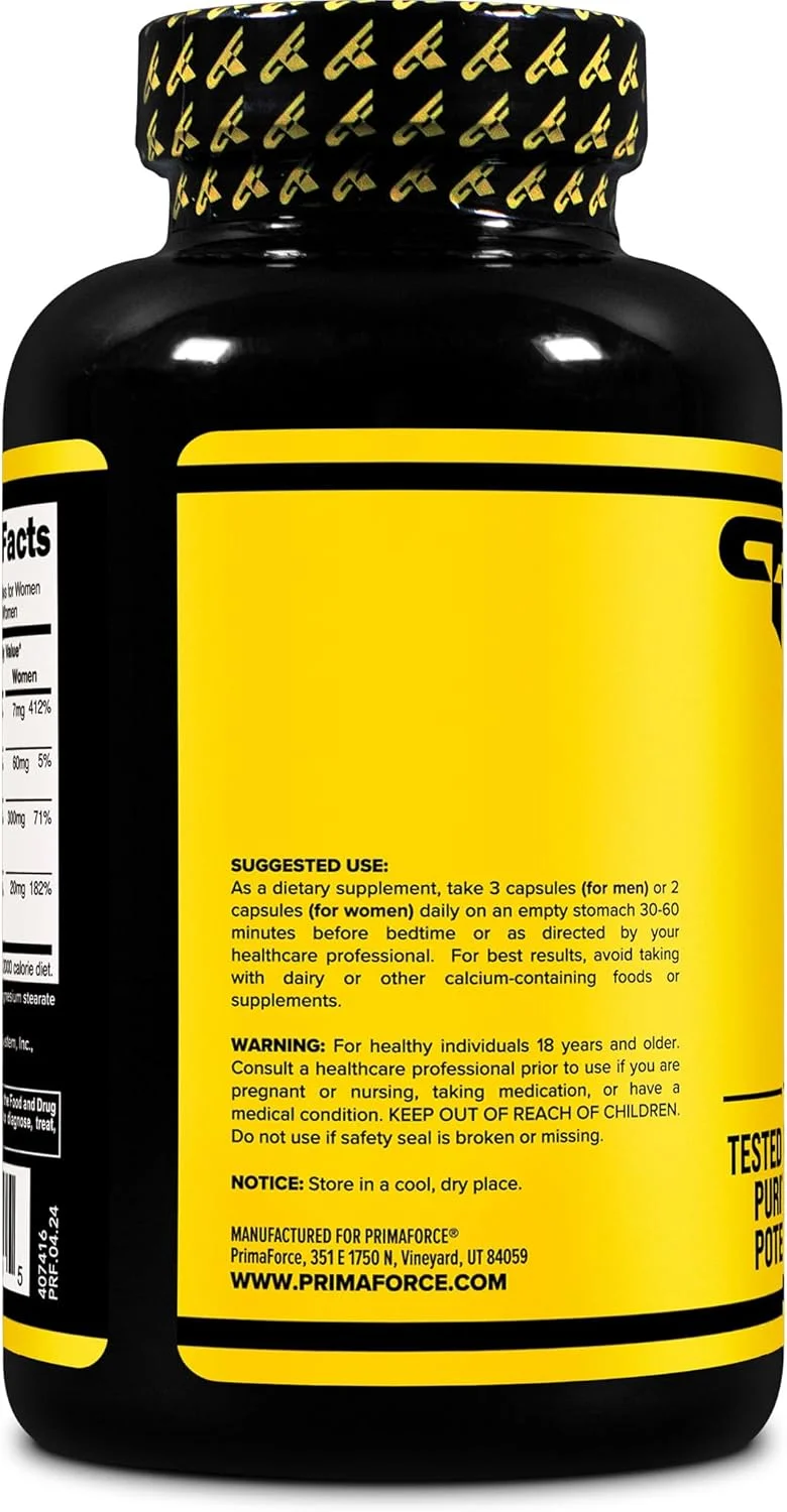 مکمل غذایی پریمافورس ZMA، 180 کپسول مکمل غذایی پریمافورس ZMA، 180 کپسول