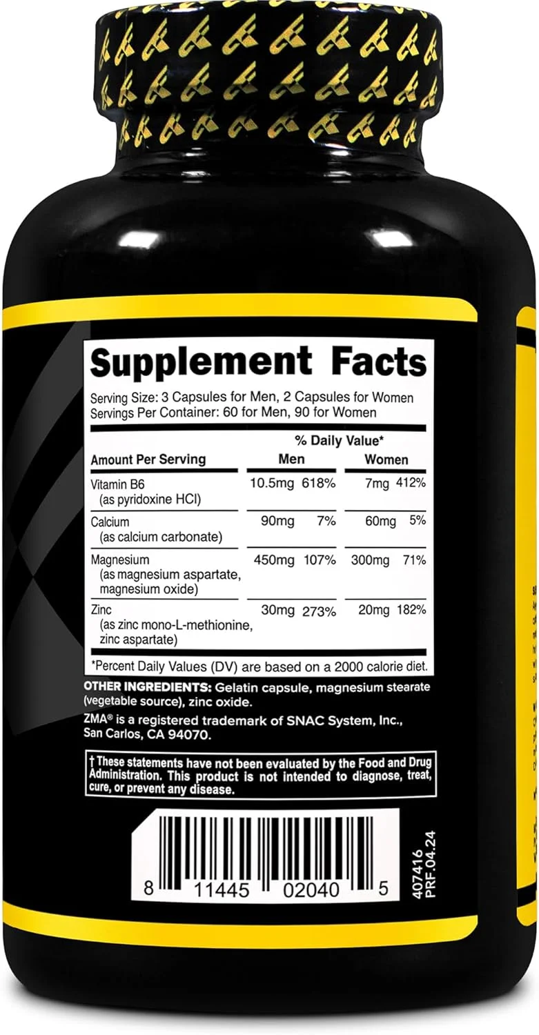 مکمل غذایی پریمافورس ZMA، 180 کپسول مکمل غذایی پریمافورس ZMA، 180 کپسول