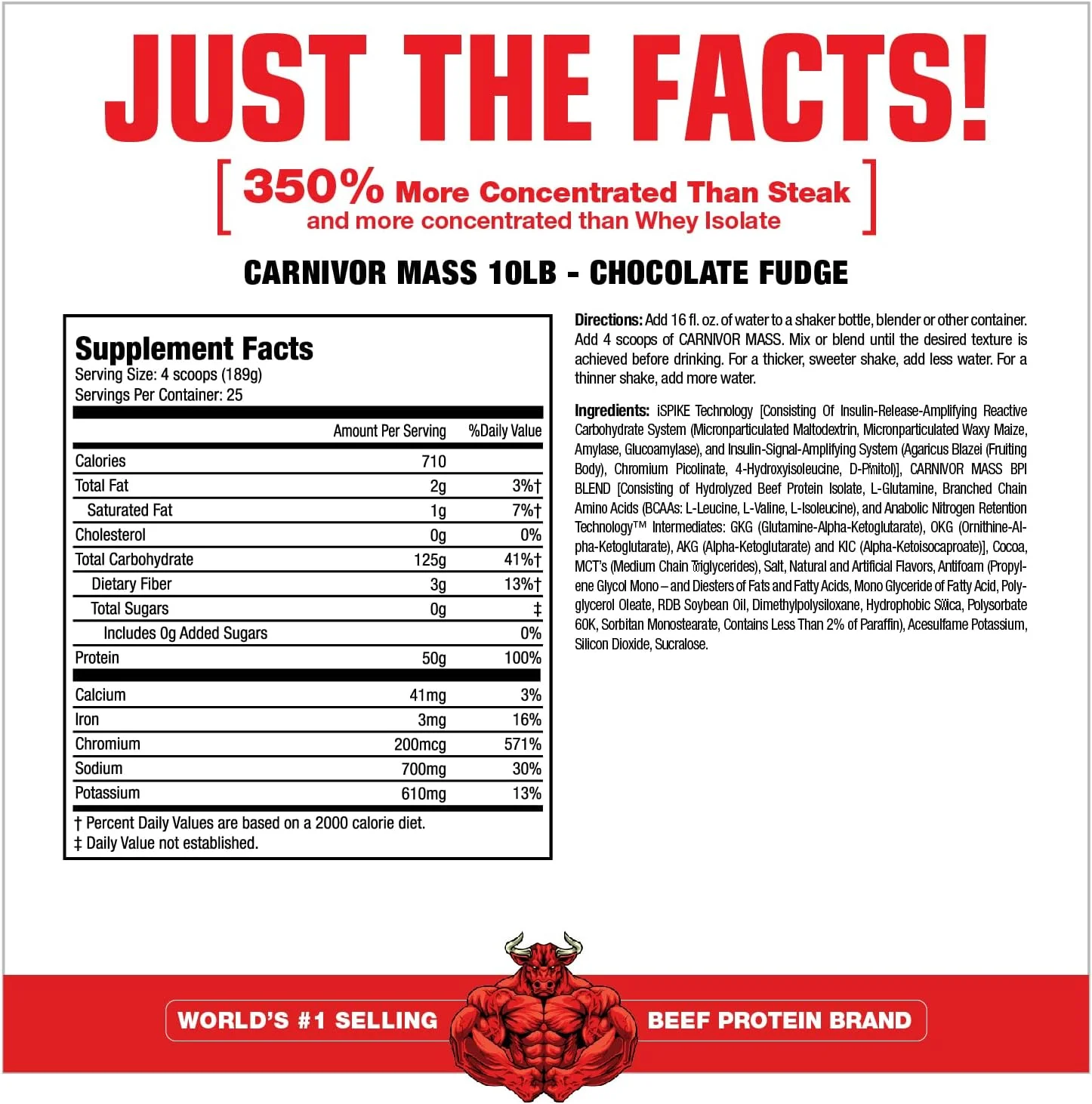 Musclemeds Carnivor Mass شکلات فاج، 4.7 کیلوگرم Musclemeds Carnivor Mass شکلات فاج، 4.7 کیلوگرم