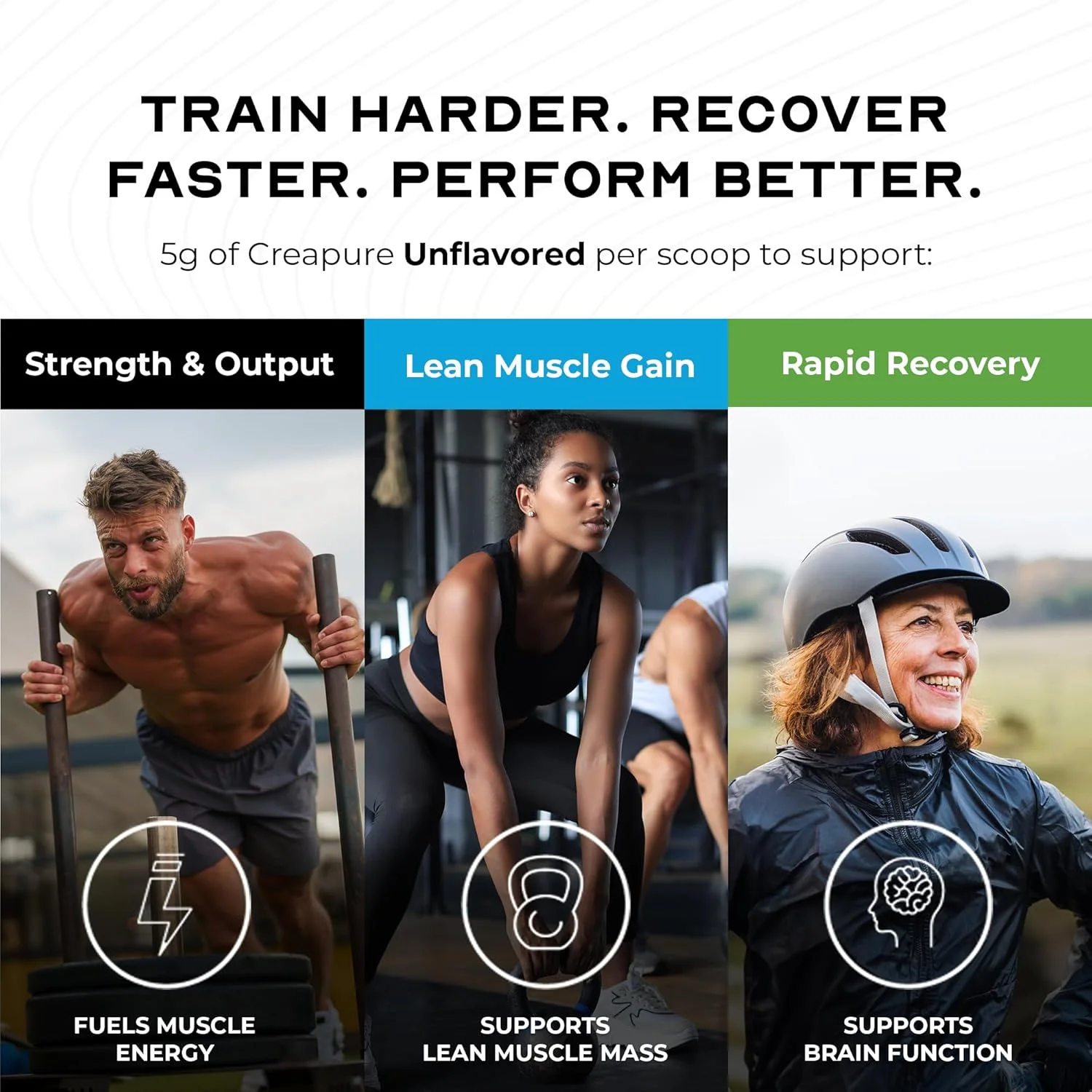 پودر کراتین مونوهیدرات Creapure Muscle Feast، وگان، سازگار با کتو، بدون گلوتن، افزایش دهنده حجم، مکمل ریکاوری عضلات و بهترین کراتین برای رشد عضلات، بدون طعم، 300 گرم