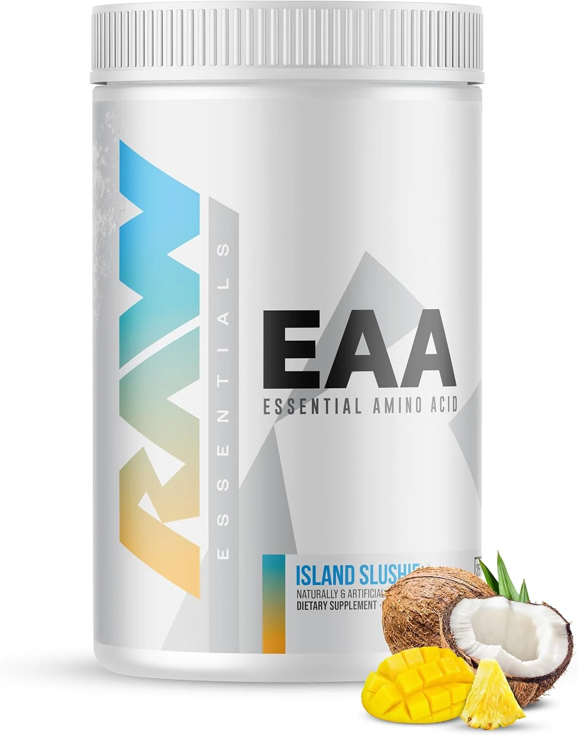 مکمل پودری آمینو اسیدهای ضروری RAW EAA | به حداکثر رساندن سنتز پروتئین، ساخت توده عضلانی بدون چربی | افزایش قدرت، استقامت، ریکاوری | مکمل انرژی BCAA | 25 سروینگ (یخی استوایی) مکمل پودری آمینو اسیدهای ضروری RAW EAA | به حداکثر رساندن سنتز پروتئین، ساخت توده عضلانی بدون چربی | افزایش قدرت، استقامت، ریکاوری | مکمل انرژی BCAA | 25 سروینگ (یخی استوایی)