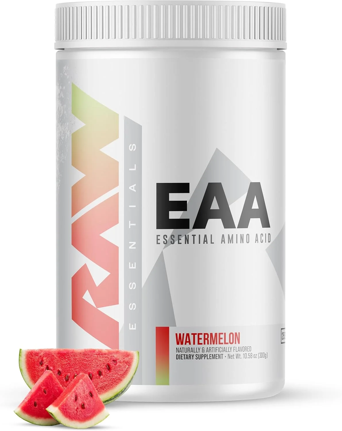مکمل پودری آمینو اسیدهای ضروری RAW EAA | به حداکثر رساندن سنتز پروتئین، ساخت توده عضلانی بدون چربی | افزایش قدرت، استقامت، ریکاوری | مکمل انرژی BCAA | هندوانه (25 سروینگ) مکمل پودری آمینو اسیدهای ضروری RAW EAA | به حداکثر رساندن سنتز پروتئین، ساخت توده عضلانی بدون چربی | افزایش قدرت، استقامت، ریکاوری | مکمل انرژی BCAA | هندوانه (25 سروینگ)