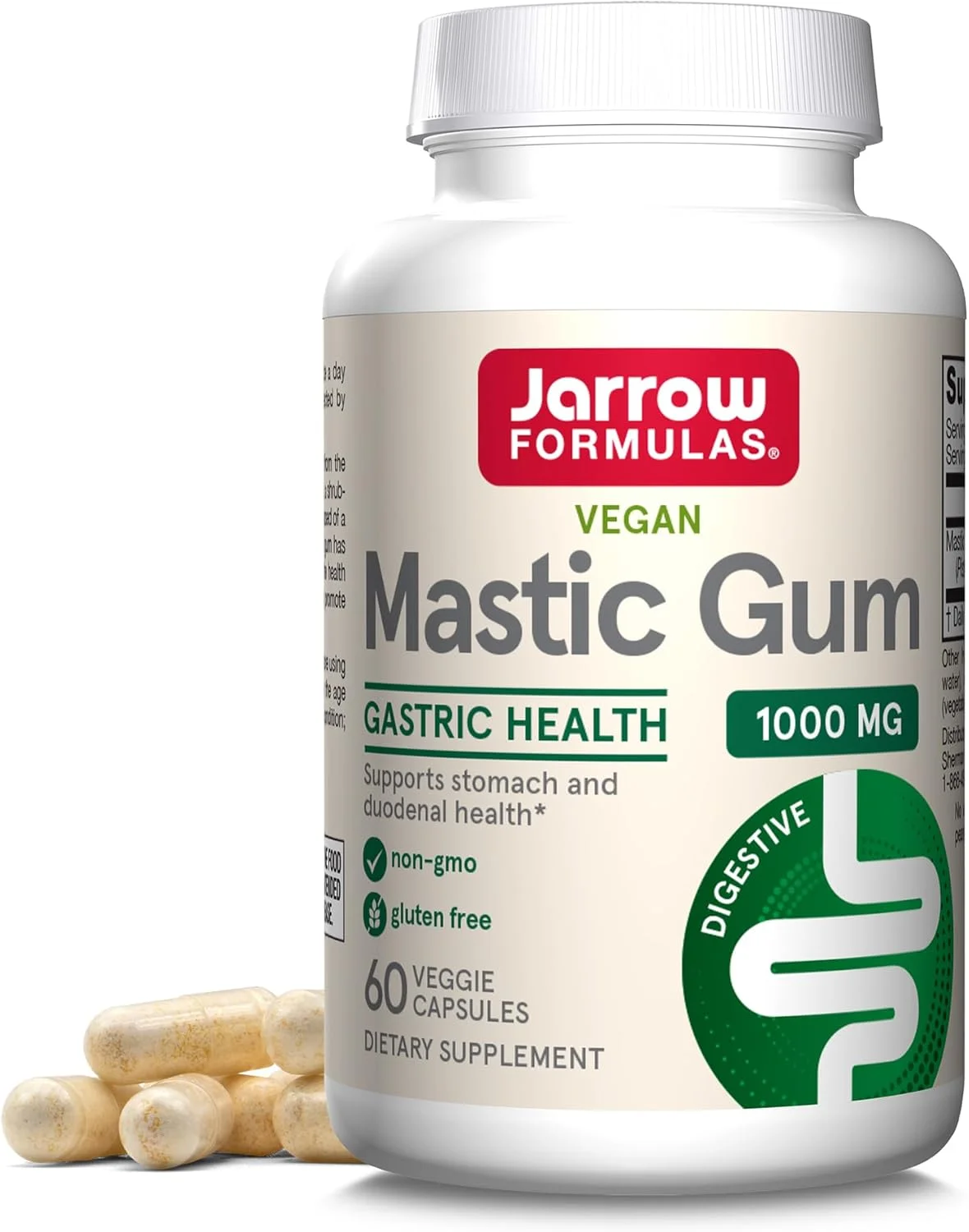آدامس ماستیک 1000 میلی گرمی Jarrow Formulas - 60 کپسول گیاهی - فرمول طبیعی برای حمایت از سلامت معده، دوازدهه و دهان - مکمل غذایی - 30 سروینگ (بسته بندی ممکن است متفاوت باشد) آدامس ماستیک 1000 میلی گرمی Jarrow Formulas - 60 کپسول گیاهی - فرمول طبیعی برای حمایت از سلامت معده، دوازدهه و دهان - مکمل غذایی - 30 سروینگ (بسته بندی ممکن است متفاوت باشد)