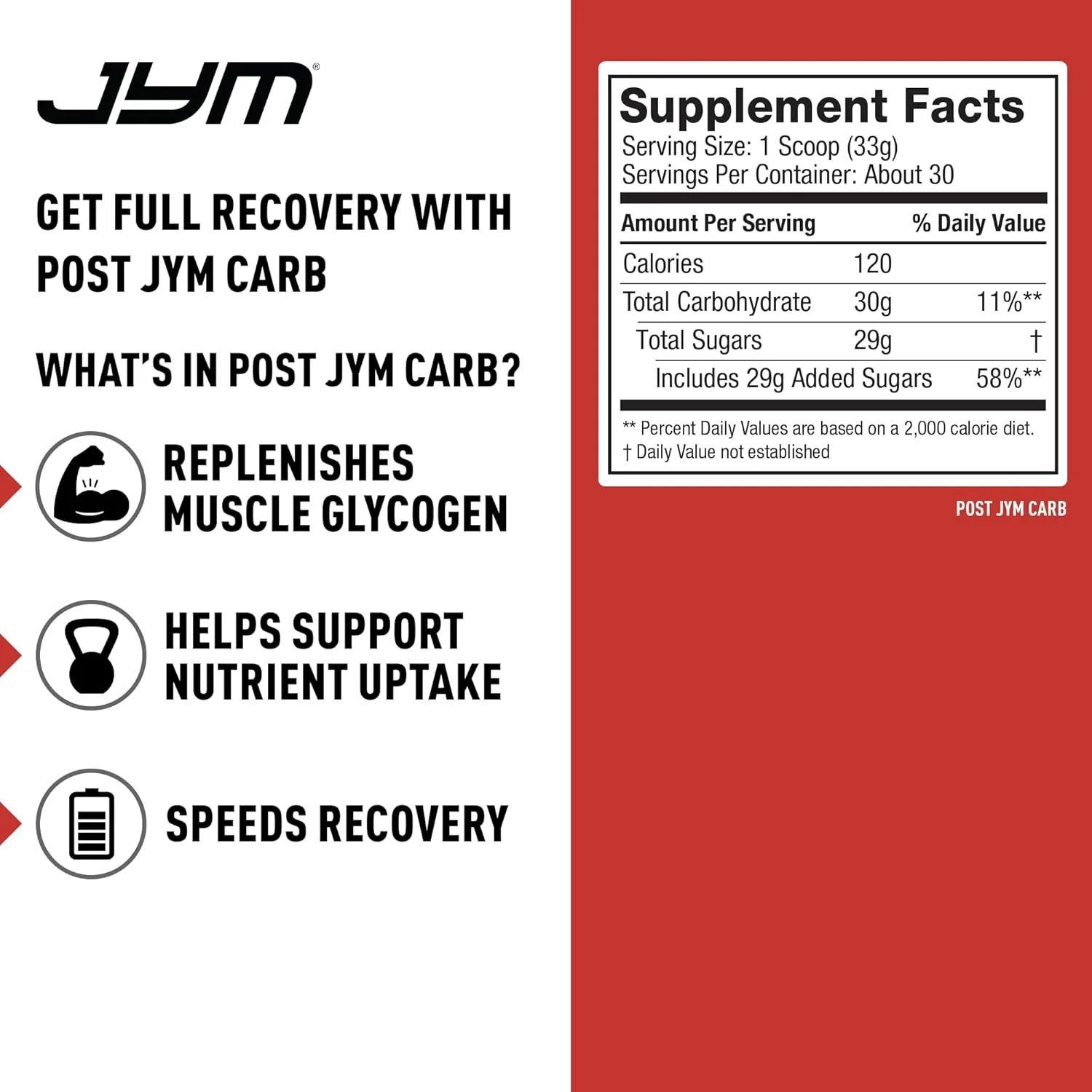 کربوهیدرات زود هضم بعد از تمرین JYM Supplement Science - دکستروز خالص برای ریکاوری بعد از تمرین | JYM Supplement Science | طعم پرتقال ماندارین، 30 سروینگ، 2.2 پوند، 35.04 اونس کربوهیدرات زود هضم بعد از تمرین JYM Supplement Science - دکستروز خالص برای ریکاوری بعد از تمرین | JYM Supplement Science | طعم پرتقال ماندارین، 30 سروینگ، 2.2 پوند، 35.04 اونس