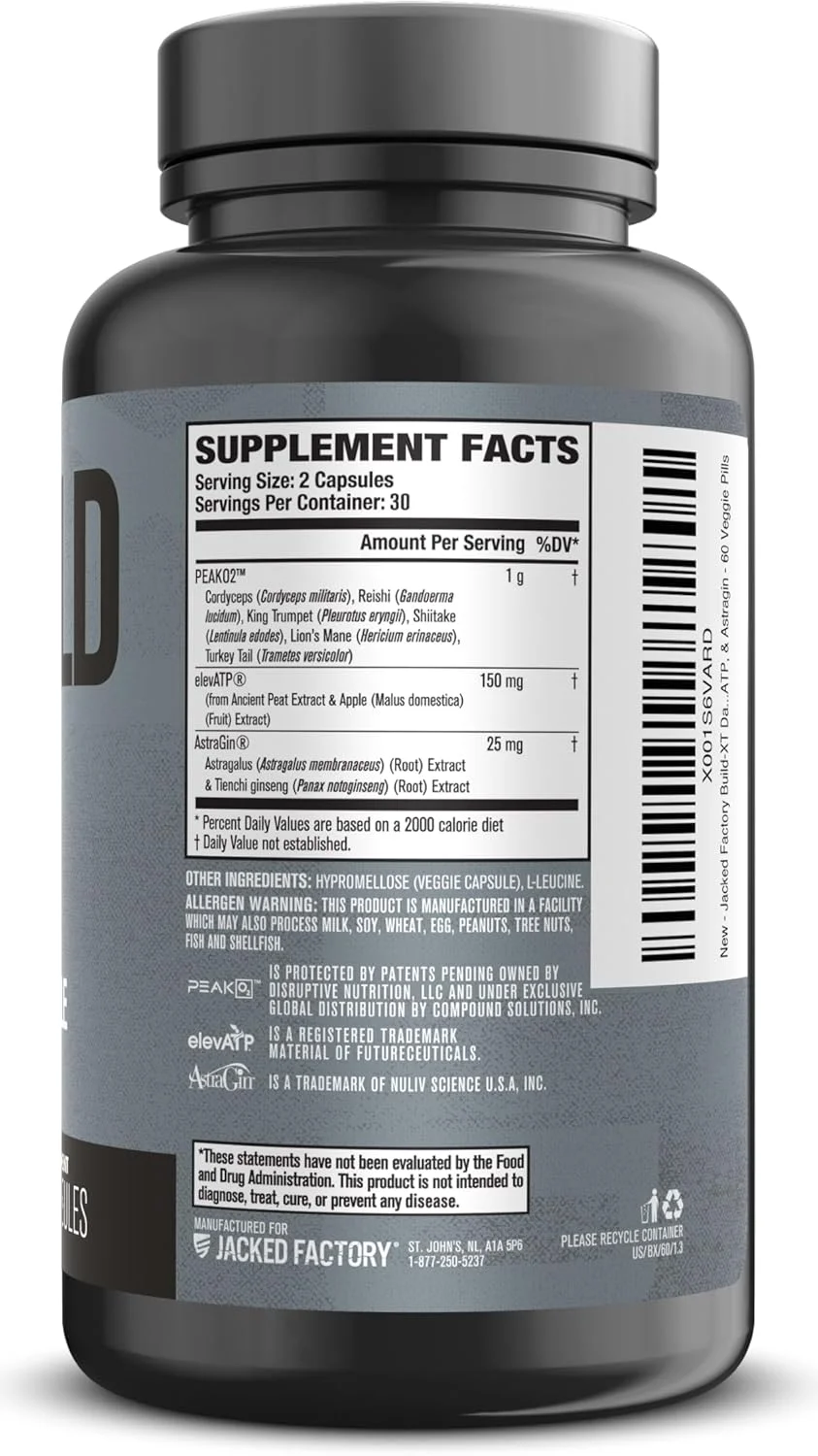 مکمل عضله ساز جکد فکتوری بیلد-ایکس تی - مکمل روزانه عضله سازی - 60 کپسول گیاهی مکمل عضله ساز جکد فکتوری بیلد-ایکس تی - مکمل روزانه عضله سازی - 60 کپسول گیاهی