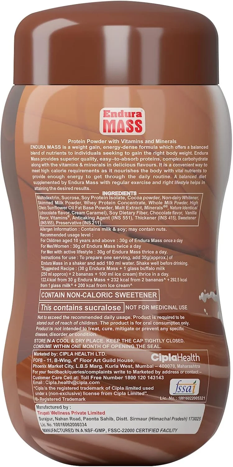 پودر افزایش وزن اندورا مس با طعم شکلات 500 گرمی | ترکیبی منحصر به فرد از 3 منبع پروتئین، کربوهیدرات، ویتامین ها و مواد معدنی ضروری | ایده آل برای کودکان بالای 10 سال، مردان، زنان و ورزشکاران پودر افزایش وزن اندورا مس با طعم شکلات 500 گرمی | ترکیبی منحصر به فرد از 3 منبع پروتئین، کربوهیدرات، ویتامین ها و مواد معدنی ضروری | ایده آل برای کودکان بالای 10 سال، مردان، زنان و ورزشکاران