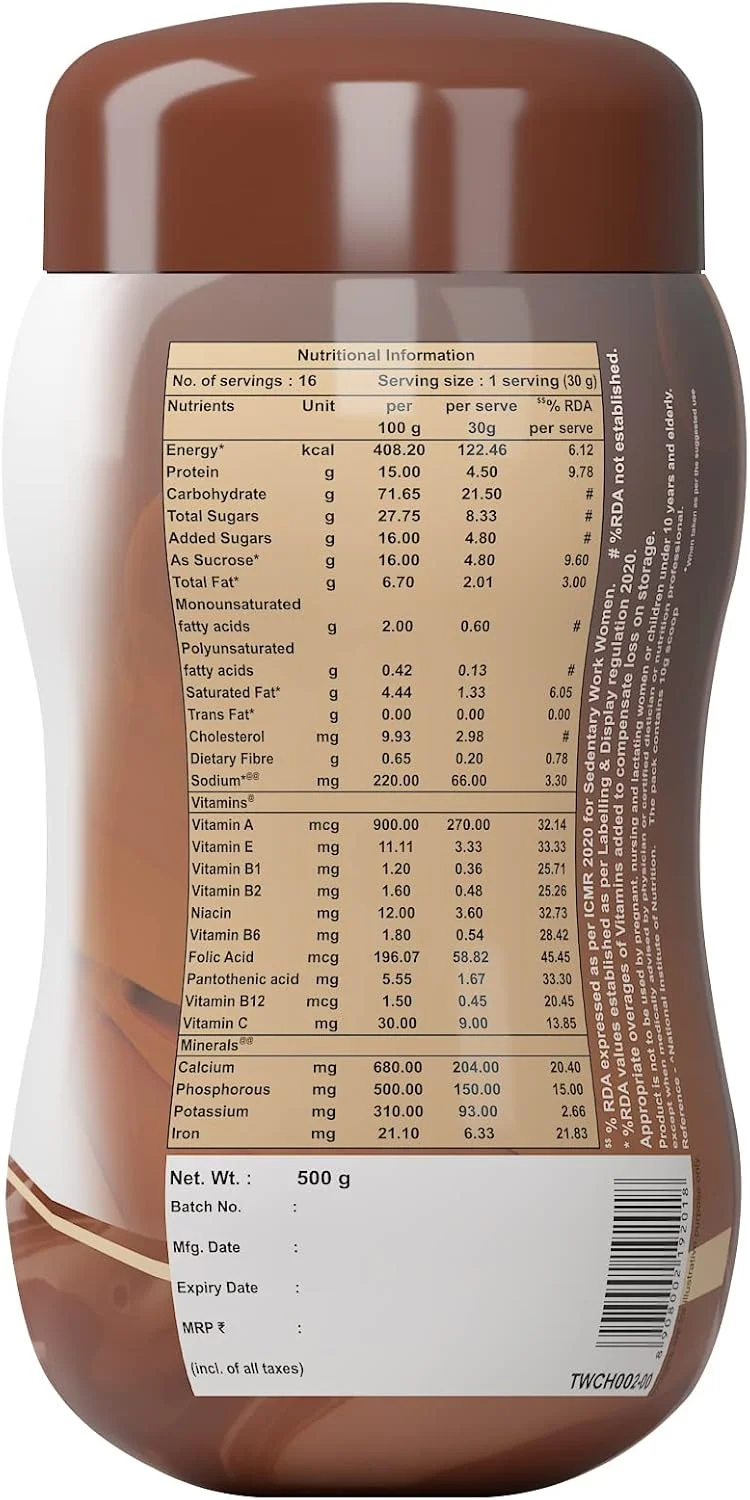 پودر افزایش وزن اندورا مس با طعم شکلات 500 گرمی | ترکیبی منحصر به فرد از 3 منبع پروتئین، کربوهیدرات، ویتامین ها و مواد معدنی ضروری | ایده آل برای کودکان بالای 10 سال، مردان، زنان و ورزشکاران پودر افزایش وزن اندورا مس با طعم شکلات 500 گرمی | ترکیبی منحصر به فرد از 3 منبع پروتئین، کربوهیدرات، ویتامین ها و مواد معدنی ضروری | ایده آل برای کودکان بالای 10 سال، مردان، زنان و ورزشکاران