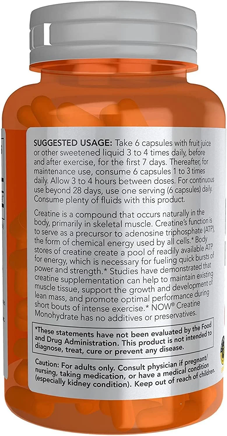 کپسول کراتین مونوهیدرات 750 میلی گرم ناو اسپورتس، 120 عدد | عضله سازی/تولید انرژی | سوخت عضلات | افزایش حجم ماهیچه | مکمل غذایی گیاهی