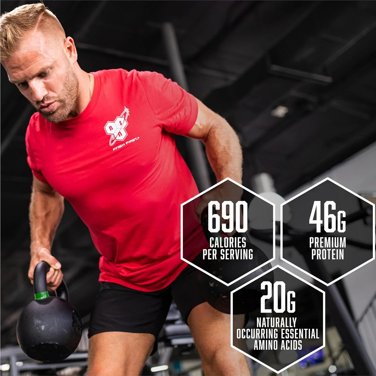 پودر افزایش وزن BSN TRUE-MASS، پودر پروتئین افزایش حجم عضلانی، میلک شیک شکلاتی، 5.82 پوند، 16 سروینگ (2.64 کیلوگرم)