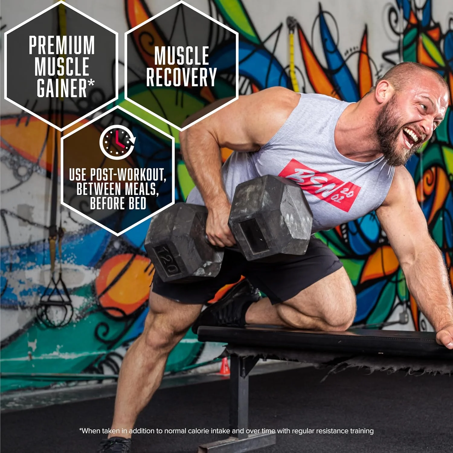 پودر افزایش وزن BSN TRUE-MASS، پودر پروتئین افزایش حجم عضلانی، میلک شیک شکلاتی، 5.82 پوند، 16 سروینگ (2.64 کیلوگرم)