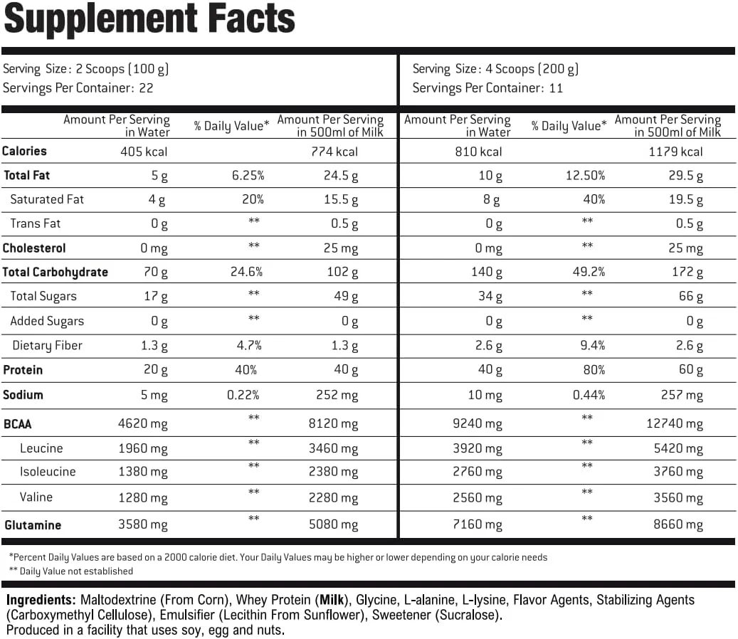 افزایش دهنده حجم عضلانی Body Builder Extreme، افزایش دهنده نهایی حجم برای بدنسازان، 40 گرم پروتئین برای رشد و ریکاوری عضلات، ایده آل برای بدنسازی حرفه ای (2.2 کیلوگرم، وانیلی) افزایش دهنده حجم عضلانی Body Builder Extreme، افزایش دهنده نهایی حجم برای بدنسازان، 40 گرم پروتئین برای رشد و ریکاوری عضلات، ایده آل برای بدنسازی حرفه ای (2.2 کیلوگرم، وانیلی)